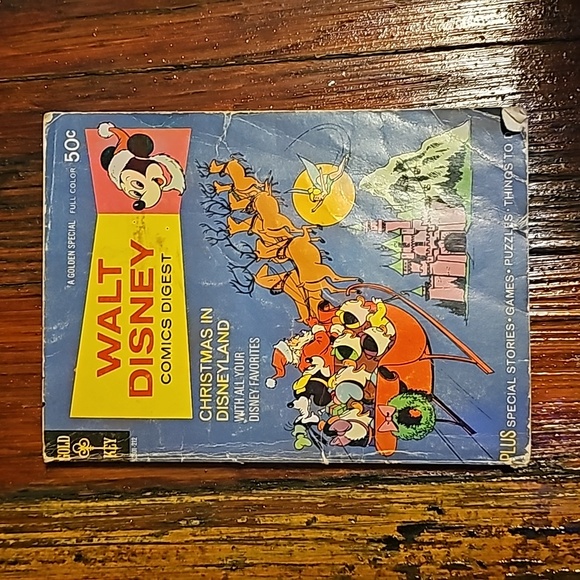 Walt Disney Comics Digest #38 1972-Christmas at Disneyland-VG - Picture 1 of 6